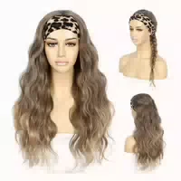 Perücke Stirnband Glueless Synthetisch Wellig 150 Dichte Mix 1 st