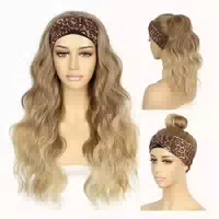 Perücke Stirnband Body Wave Synthetisch 150 Dichte 26 Golden 1 st