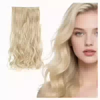 Perücken Haarverlängerungen Haarteile Unsichtbar 50 cm Light 1 st