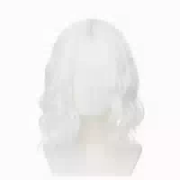 Perücken Blond 12 Zoll Schulterlang Bob #4 Blond mit Fransen 1 st