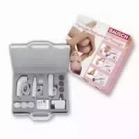 Peter Bausch Maniküre Pediküregerät, Hornhautschleifer Pedipeel, Gesichtsmassagegerät in einem Set
