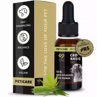 Peticare 10% Cbd Öl für Hunde – mit Myrcen & Linalool