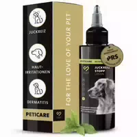 Peticare Anti Parasiten Mittel Für Hunde Gegen Milben Flöhe Pilze 50 Ml