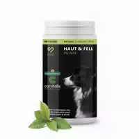 Peticare Fell & Haut Pulver für Hunde, Unterstützt Glanz, Struktur & Hautregeneration