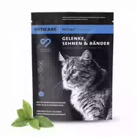 Peticare Gelenke Pulver Mix für Katzen, zur Unterstützung von Mobilität & Bewegungsapparat