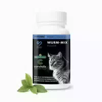 Peticare Pflanzlicher Wurm Mix für Katzen, Unterstützt Darmgesundheit Kein Anthelminthikum