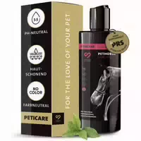 Peticare Pferdeshampoo Neutral, Spezialshampoo für Fell & Mähne, Rückfettend & mit Seidenproteinen
