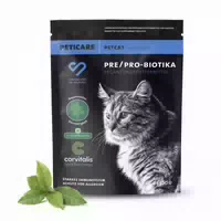 Peticare Probiotika & Präbiotika für Katzen, Pulver zur Darmsanierung & Immunstärkung