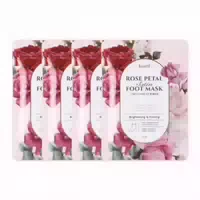 Petitfee Koelf Rose Petal Satin Foot Mask 16g X 1pc 2ea Set