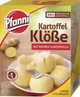 Pfanni Kartoffel Klöße mit Rohen Kartoffeln im Kochbeutel