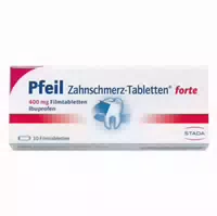 Pfeil Zahnschmerz Filmtabletten Forte 20 St