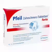 Pfeil Zahnschmerz Tabletten Forte 400mg 10 st Filmtabletten