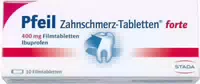 Pfeil Zahnschmerztabletten Forte 10 Filmtabletten