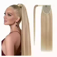 Pferdeschwanz Haarteil 40cm 18 613# Blond und Aschblond Gemi 1 st