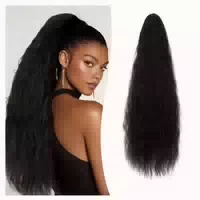 Pferdeschwanz Damen Haarverlängerung Ponytail 80 cm Naturbra 1 st