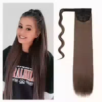 Ponytail Clip in Extensions Haarteil Pferdeschwanz 55 cm Dun 1 st