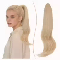Pferdeschwanz Haarteil 40cm 18 613# Blond und Aschblond Gemi 1 st