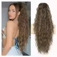 Pferdeschwanz Haarteil 76cm Kordel Clipin Locken 18h24# 1 st