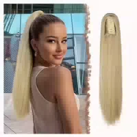 Pferdeschwanz Haarteil Blond Ponytail 7 613a# Blond Gemischt 1 st