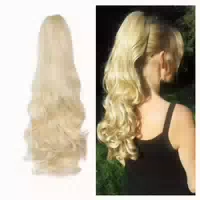 Haar Extensions Clip in Pferdeschwanz 45 cm 140g Mittel Brau 1 st