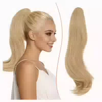 Pferdeschwanz Haarteil Klammer Clip 30cm 24 613# Blond Gemis 1 st