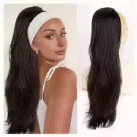 Pferdeschwanz Haarteil Ponytail 65cm Dunkelbraun Dunkelbraun 1 st