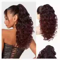 Pferdeschwanz Haarverlängerung Proteinseide Clawclip 46 cm W 1 st