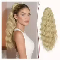 Pferdeschwanz Klammer Clip Ponytail Haarteil Synthetik 50 cm 1 st
