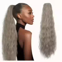 Pferdeschwanz Kordelzug 80 cm Braun Mix mit Goldblonden High 1 st