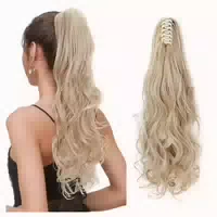 Pferdeschwanzclip Extensions 60 cm #18 613 Dunkelblond&bleac 1 st