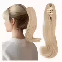 Pferdeschwanzverlängerung Haarteil 30 cm Rotbraun Mix Mittel 1 st