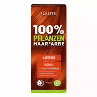 Pflanzenhaarfarbe mit 3 Fach Pflegekomplex Naturrot 06