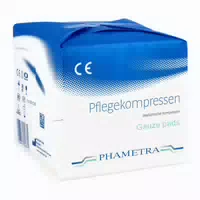 Pflegekompressen Vlies 10x10 cm Unsteril 4fach
