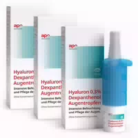 Pflegende Augentropfen Hyaluron & Dexpanthenol V Apodiscounter