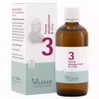 Schüßler Salz Nr 3 Ferrum Phosphoricum D12 100 Ml Tropfen