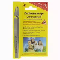 Zeckenzange Chirurgenstahl Geriffelt 1 St