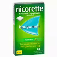 Nicorette Kaugummi 4 mg Freshmint Reimport 30 st