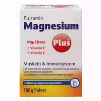 Pluramin Magnesium Plus Muskeln & Immunsystem 180 g Pulver