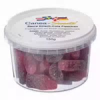 Saure Kirsch Cola Flaschen Canea Sweets 150 G
