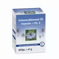 Schwarzkümmel Öl Kapseln Vit E 60 st Kapseln