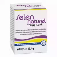 Selennaturel 200 Μg Zink Kapseln 60 St Kapseln