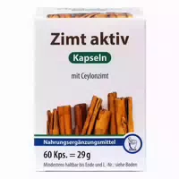 Zimt Aktiv Kapseln 60 st Kapseln