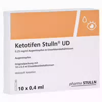 Ketotifen Stulln Ud Augentropfen Einzeld 10x0,4 Ml