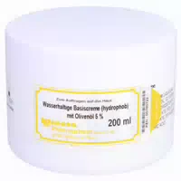 Wasserhaltige Basiscreme Hydrophob m 5% 200 g