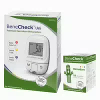 Benecheck Harnsäure Messgerät Kombiset mit 35 Teststreifen 1 st