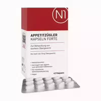 N1 Appetitzügler Appetithemmer Kapseln Forte 42 st