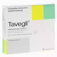 Tavegil Injektionslösung 2 Mg 2 Ml Ampullen 5x2 Ml Injektionslösung