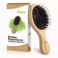 Bambus Haarbürste Mit Wildschweinborsten, Entwirrbürste 1 St