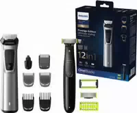 Philips 12 in 1 Premium Trimmset mit Multigroom & Oneblade Styling