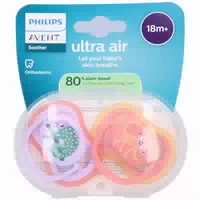 Philips Avent Schnuller 18 Monate Air, Design in Lila Fuchsia